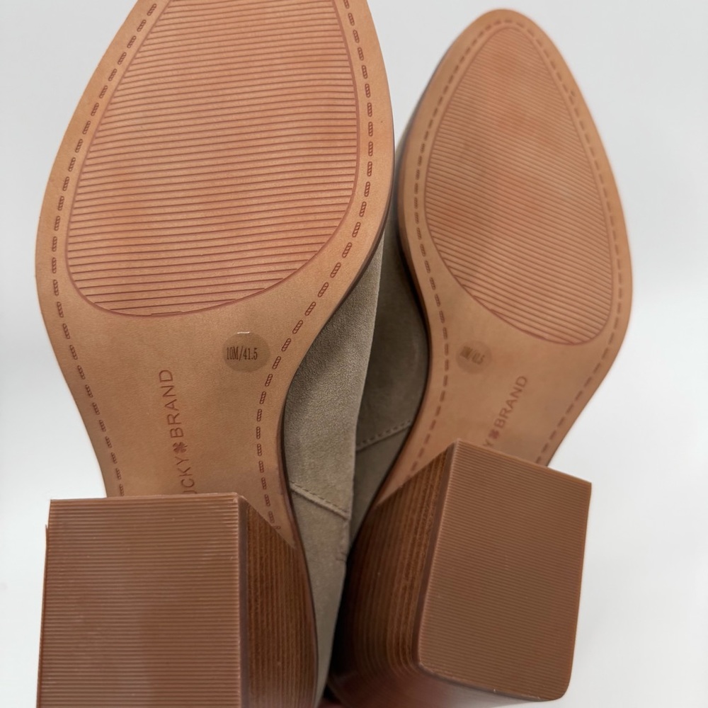 Lucky Brand Sogn Buckled Block-Heel Western Boots - Picture 6 of 9